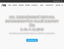 Tablet Screenshot of outdoorfilms.cz